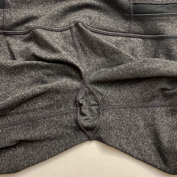 Lululemon | Rare Lululemon Acro Crop Peacock Leggings | Black | Size: 8 | - Picture 2 of 7